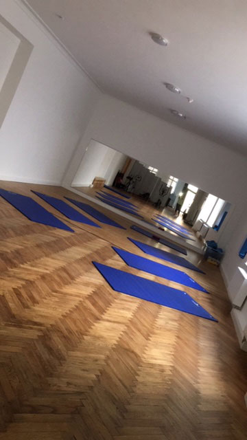 eiskalt erwischt - der Pilatesraum für unsere Pilateskurse in Brandenburg an der Havel